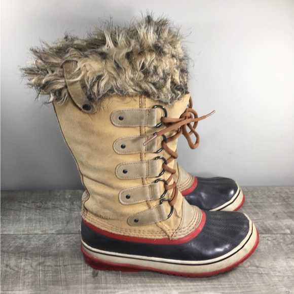 Sorel Joan of Arctic Women's Winter Snow Waterproof Leather Boots NL1540 Size 8